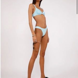 Tiger mist bikini bottom, in original packaging.